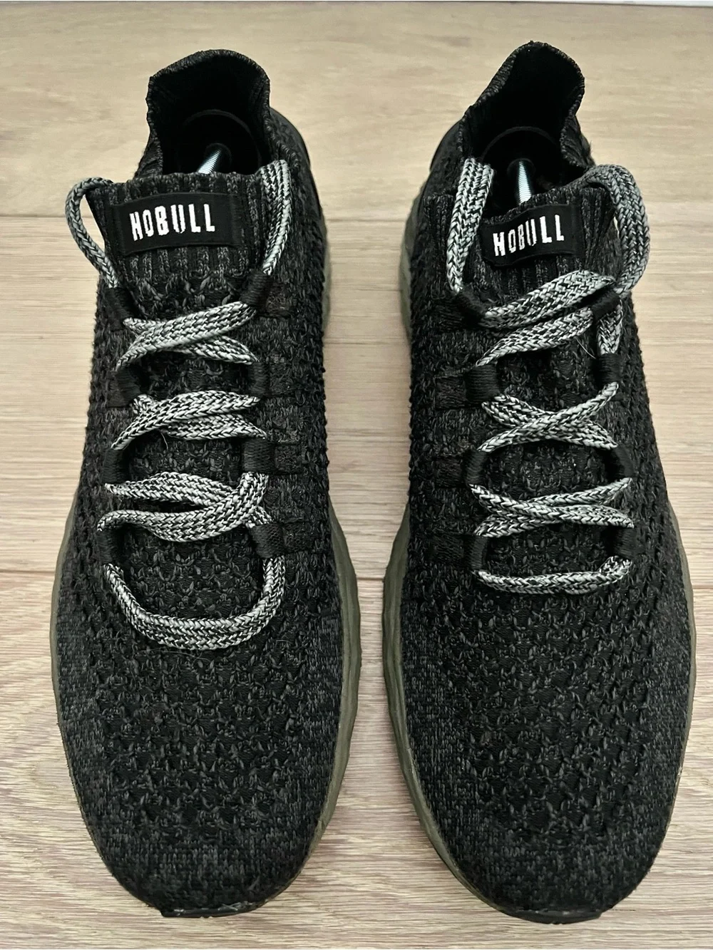 NOBULL Diamond Black Ivy Knit Runners Shoes US Men 10.5 Women 12 Sneaker